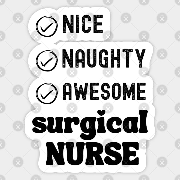 Nurse Gift Idea Sticker by Xtian Dela ✅